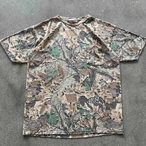 Vintage 90s Single Stitch Realtree Camo Tee